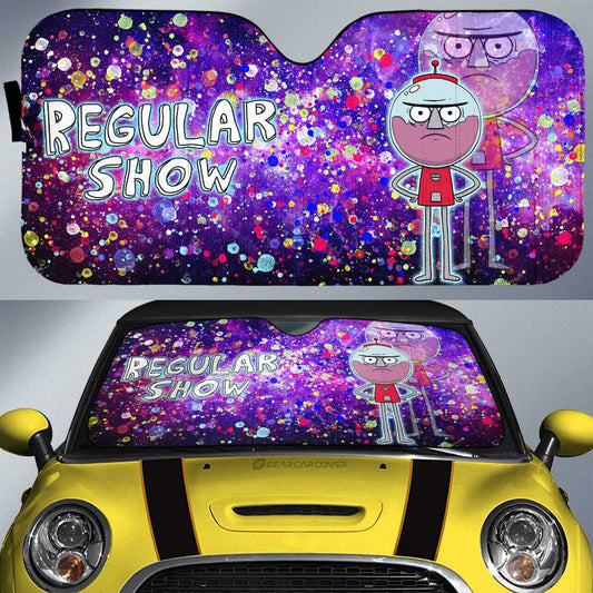 Benson Car Sunshade Custom Regular Show Cartoon - Gearcarcover - 1