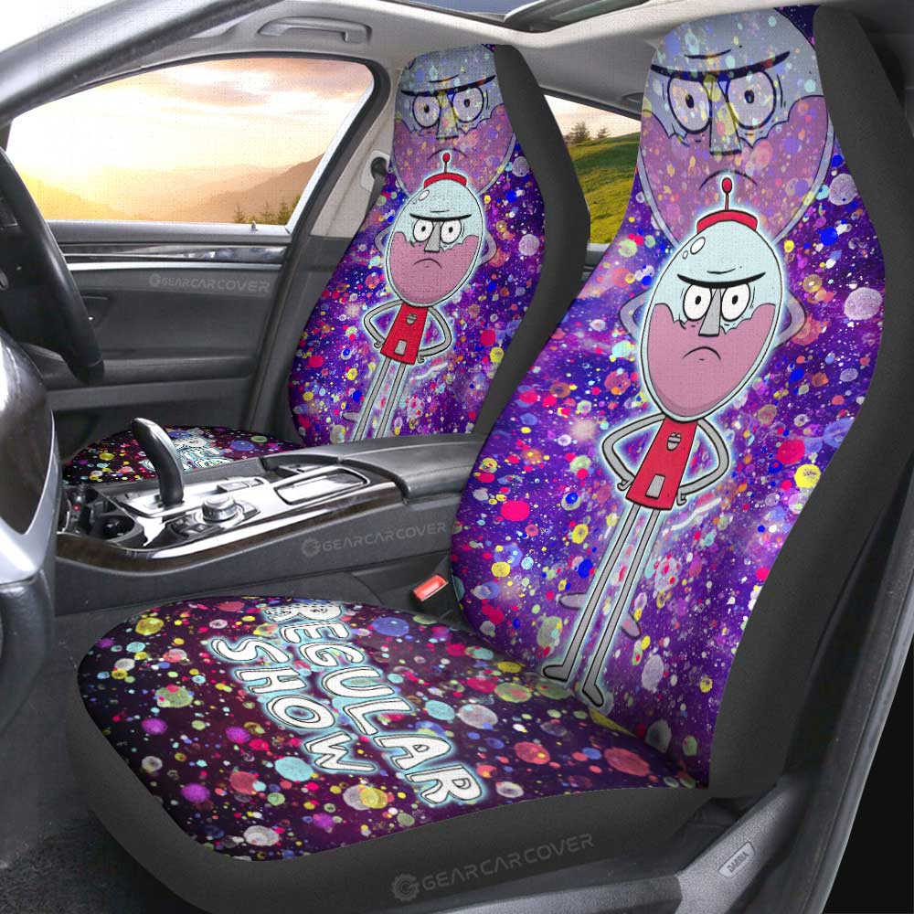 Benson Regular Show Car Seat Covers Custom Cartoon Car Accessories - Gearcarcover - 2