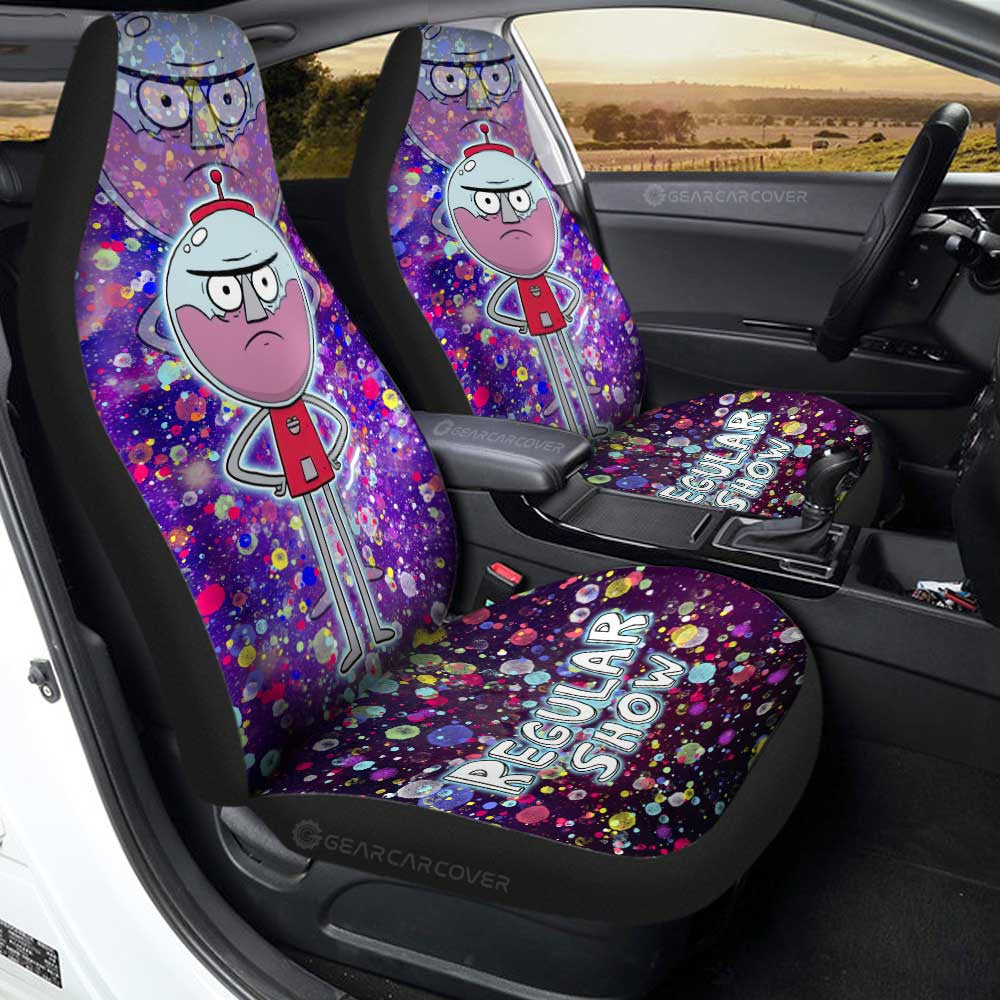 Benson Regular Show Car Seat Covers Custom Cartoon Car Accessories - Gearcarcover - 1