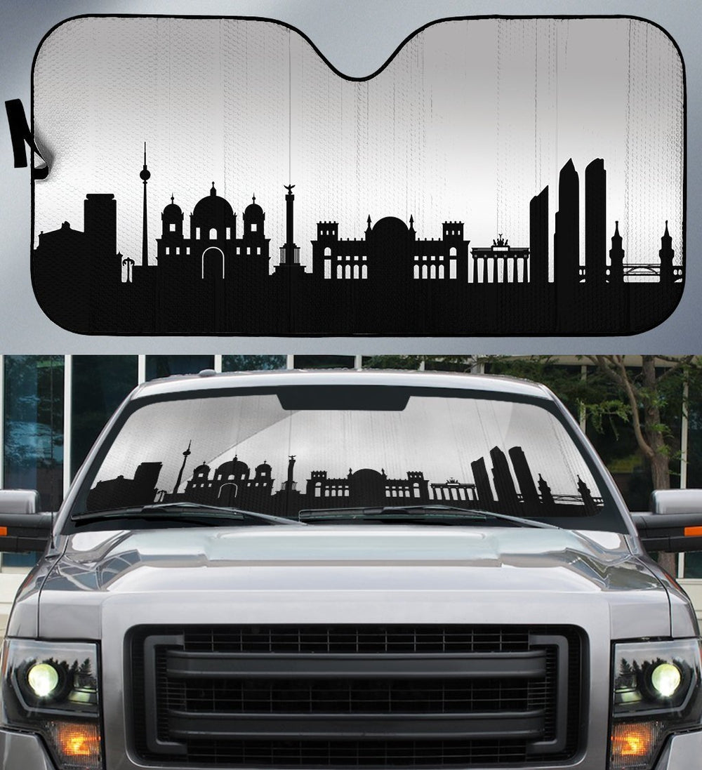 Berlin Skyline Car Sunshade Custom Car Accessories - Gearcarcover - 1