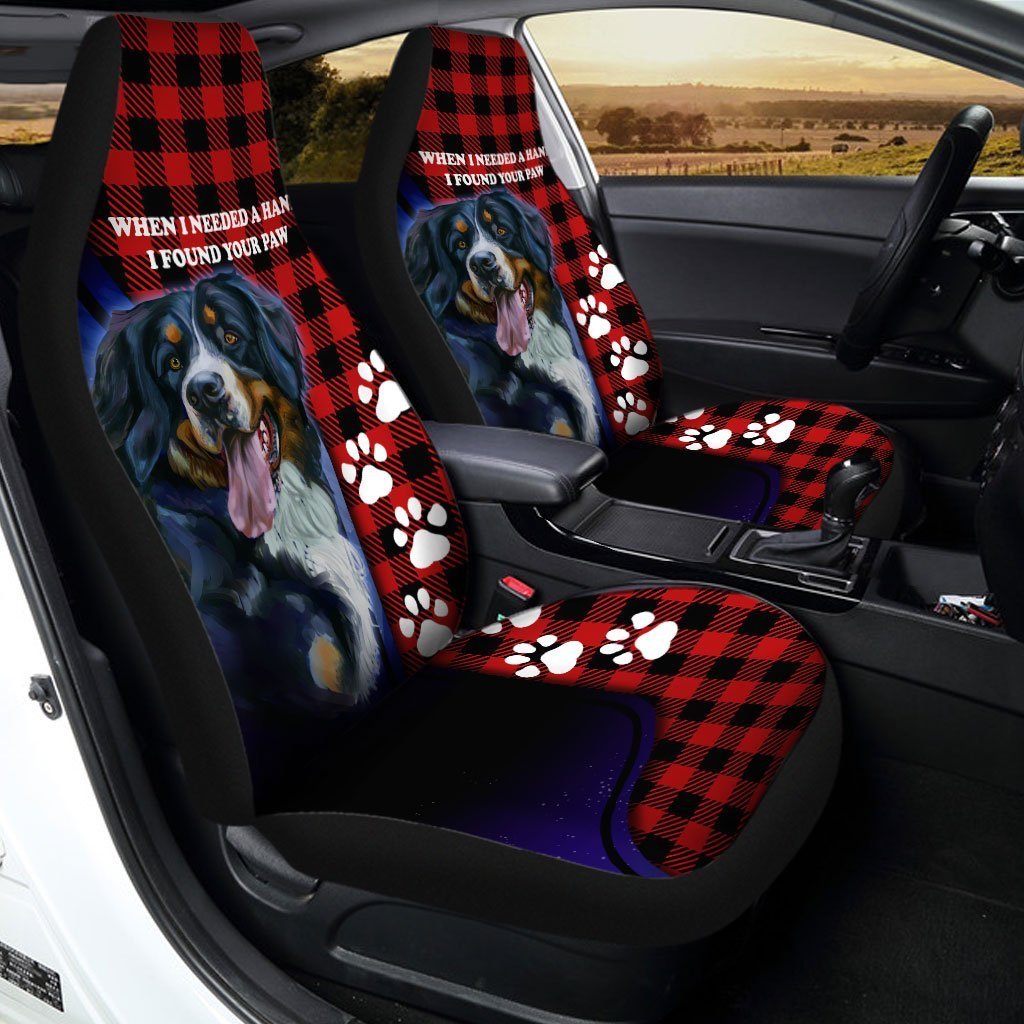 Bernese Mountain Car Seat Covers Custom Dog Lover Car Accessories - Gearcarcover - 2
