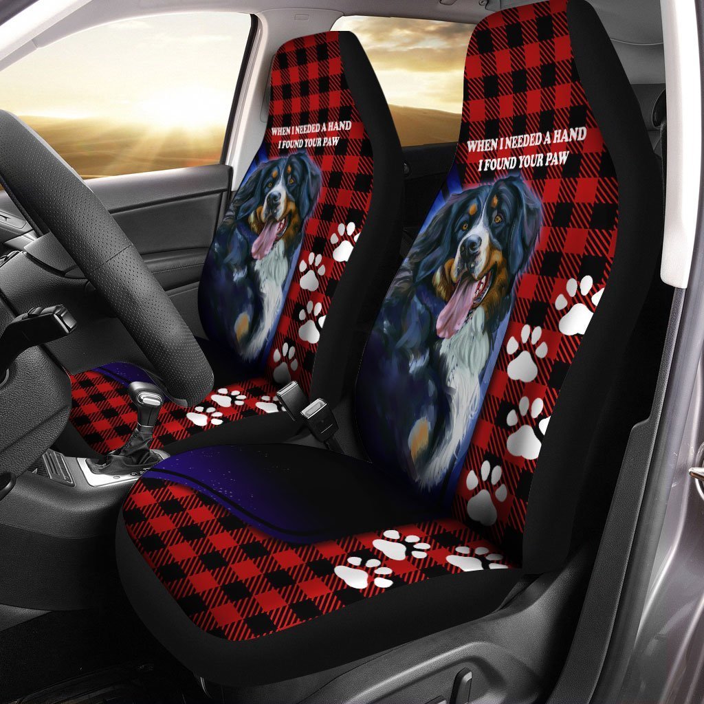 Bernese Mountain Car Seat Covers Custom Dog Lover Car Accessories - Gearcarcover - 1