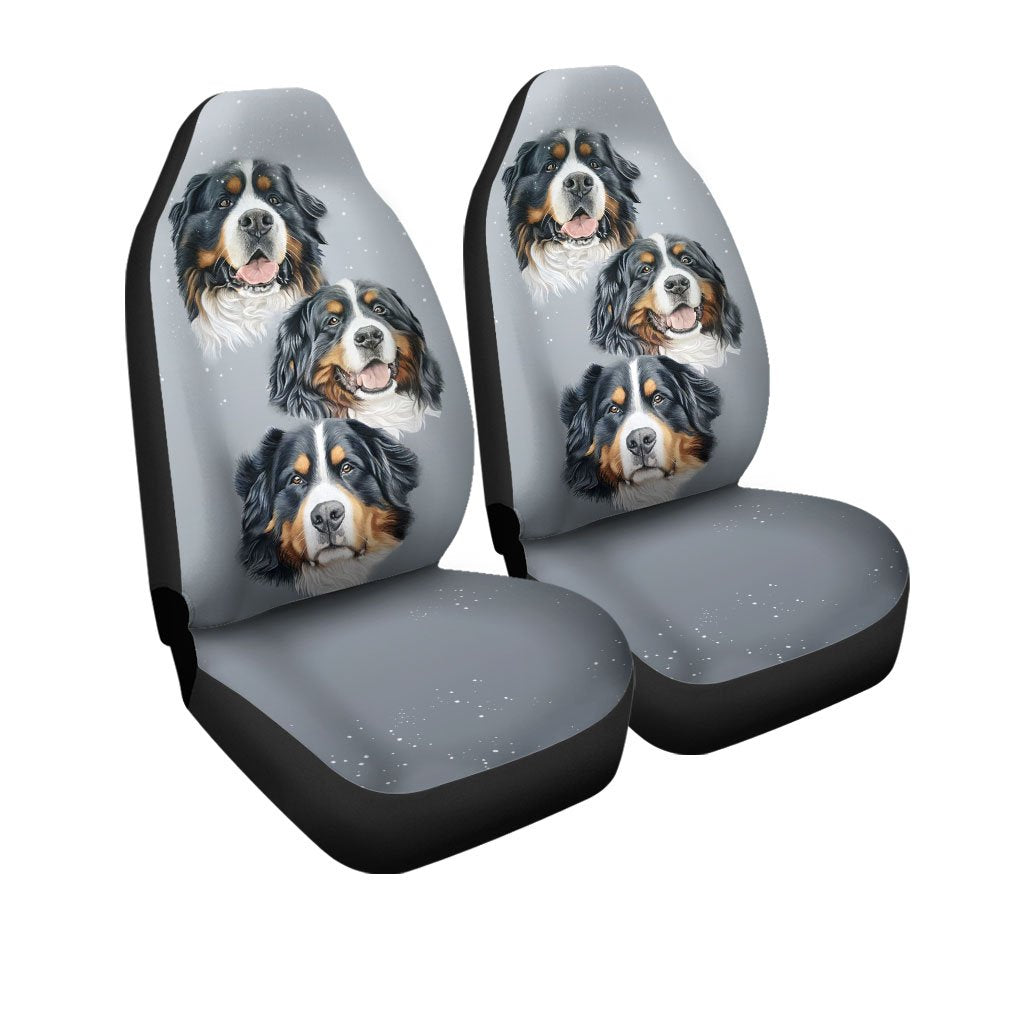 Bernese Mountain Car Seat Covers Custom Dog Lover Car Interior Accessories - Gearcarcover - 3