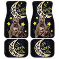 Best Dad Ever Pitbull Car Floor Mats Custom I Love You To The Moon And Back Cool Car Accessories - Gearcarcover - 1