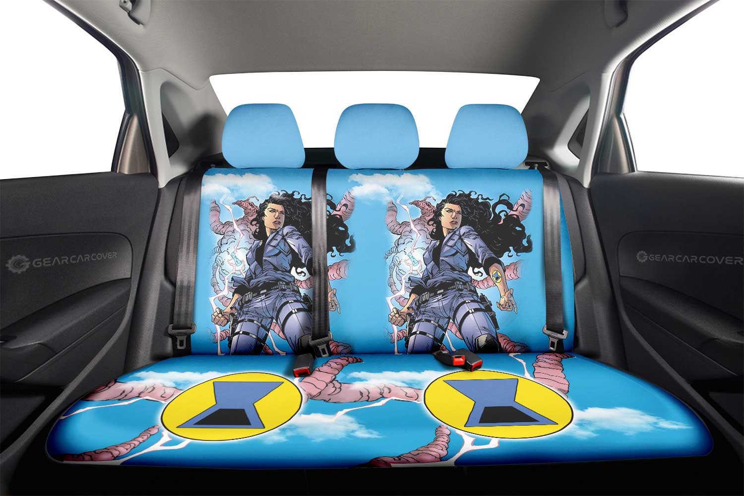 Bethany Hopkins Car Back Seat Cover Custom Car Accessories - Gearcarcover - 2