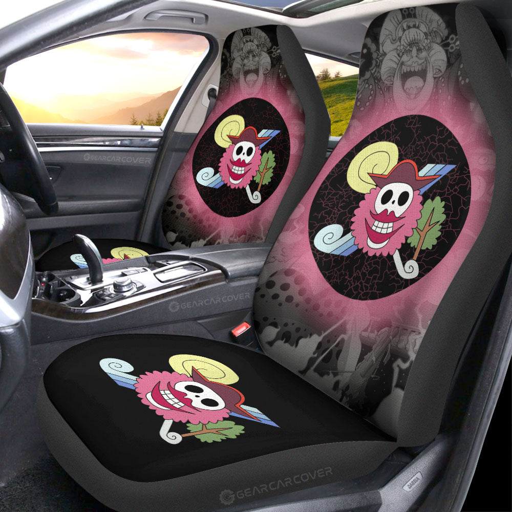 Big Mom Pirates Flag Car Seat Covers Custom One Piece Anime Car Accessories - Gearcarcover - 2