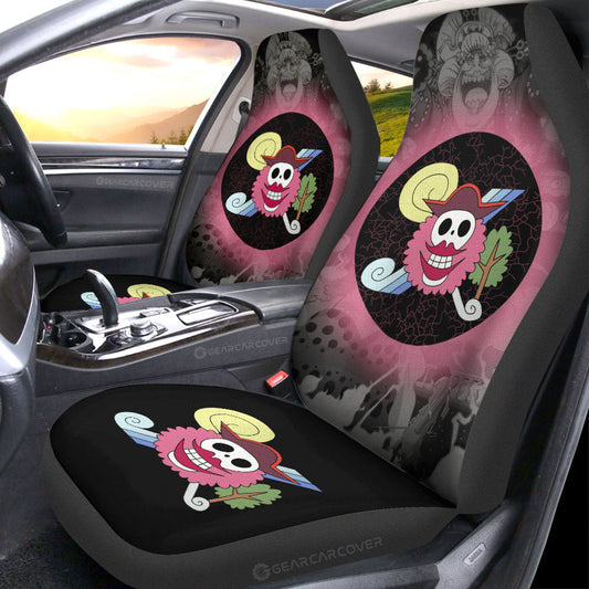 Big Mom Pirates Flag Car Seat Covers Custom One Piece Anime Car Accessories - Gearcarcover - 2