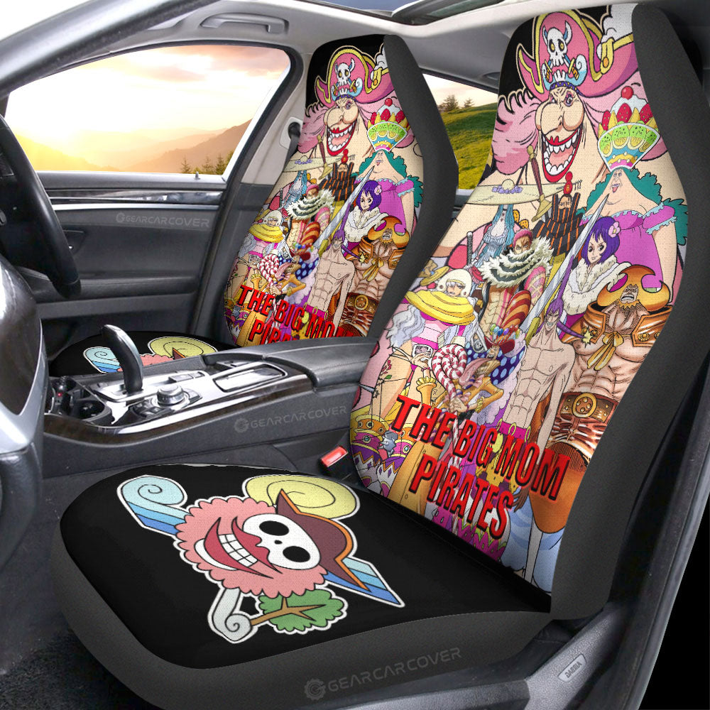 Bigmom Pirates Car Seat Covers Custom One Piece Anime Car Accessories - Gearcarcover - 1