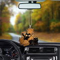 Black And Golden Cats Ornament Custom Car Accessories Halloween Gifts - Gearcarcover - 3