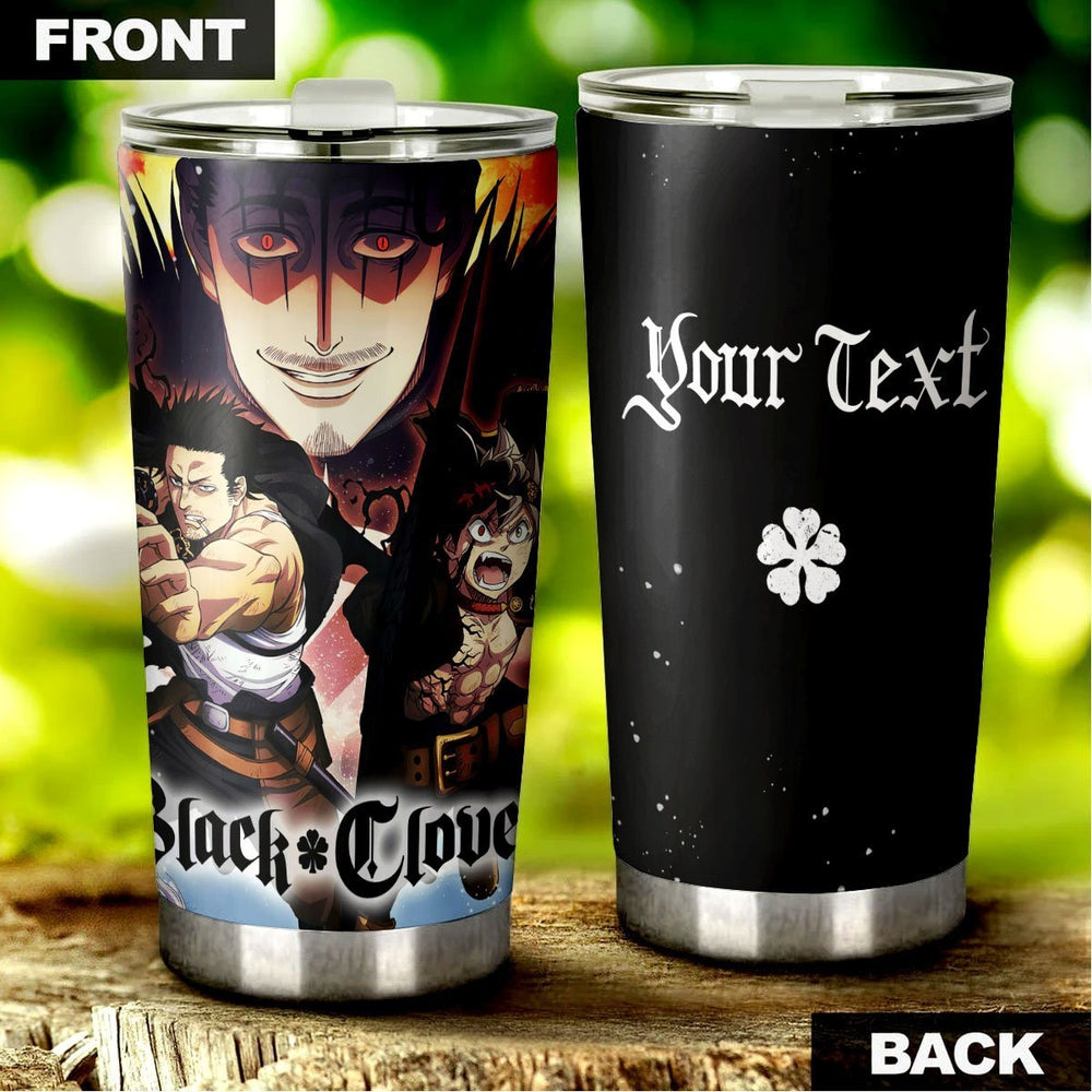 Black Clover Tumbler Cup Custom Personalized Black Clover Anime Gifts - Gearcarcover - 1