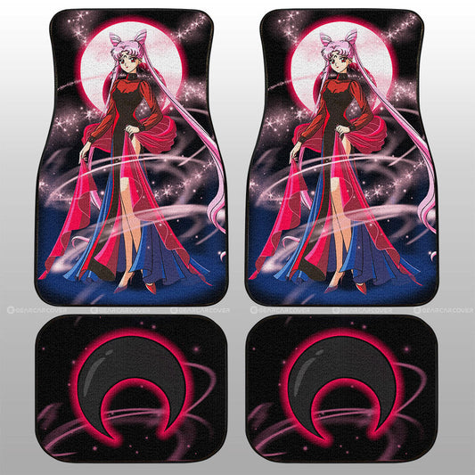 Black Lady Car Floor Mats Custom Sailor Moon Anime Car Accessories - Gearcarcover - 1