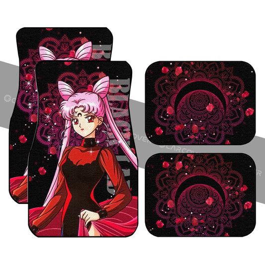 Black Lady Sailor Moon Car Floor Mats Custom Anime Car Accessories - Gearcarcover - 1