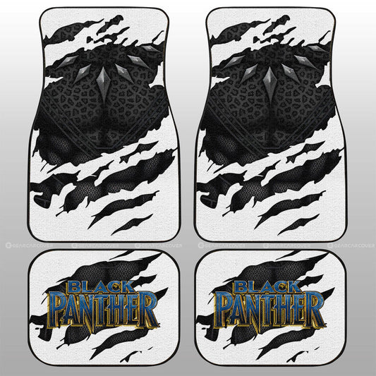 Black Panther Car Floor Mats Custom Car Accessories - Gearcarcover - 1