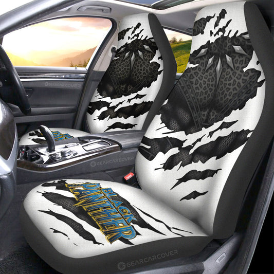 Black Panther Car Seat Covers Custom Car Accessories - Gearcarcover - 2
