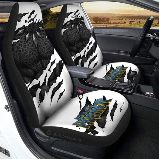 Black Panther Car Seat Covers Custom Car Accessories - Gearcarcover - 1