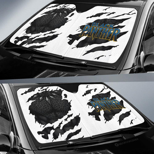 Black Panther Car Sunshade Custom Car Accessories - Gearcarcover - 2