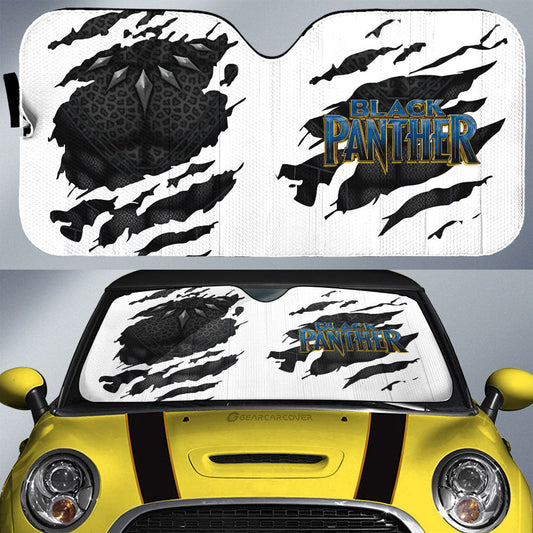Black Panther Car Sunshade Custom Car Accessories - Gearcarcover - 1