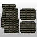 Black Pattern Car Floor Mats Custom Honeycomb Background Car Accessories - Gearcarcover - 3