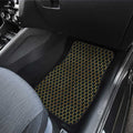 Black Pattern Car Floor Mats Custom Honeycomb Background Car Accessories - Gearcarcover - 4