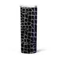 Black Skin Pattern Crocodile Custom Tall Glitter Tumbler - Gearcarcover - 4