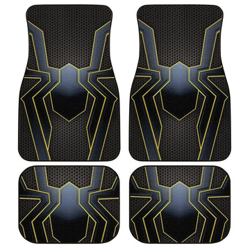 Black Spider Car Floor Mats Custom Car Accessories - Gearcarcover - 1