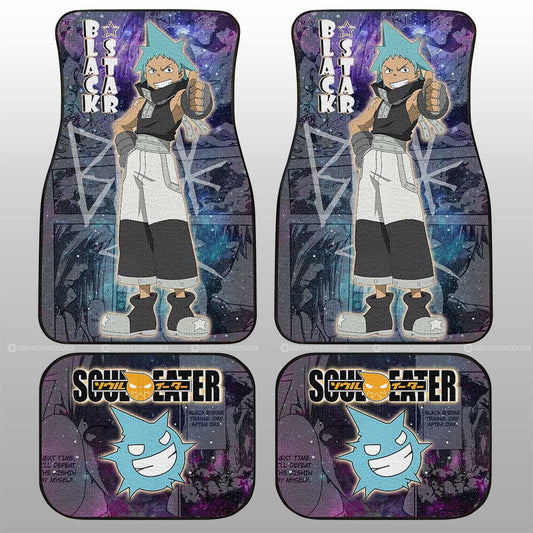 Black Star Car Floor Mats Custom Soul Eater Anime Manga Galaxy Style - Gearcarcover - 2