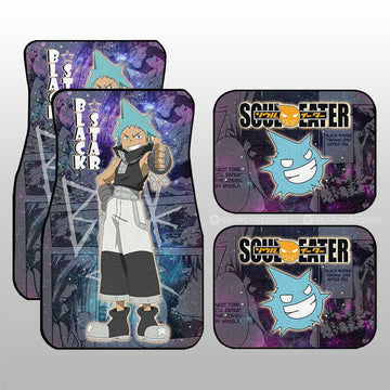 Black Star Car Floor Mats Custom Soul Eater Anime Manga Galaxy Style - Gearcarcover - 1