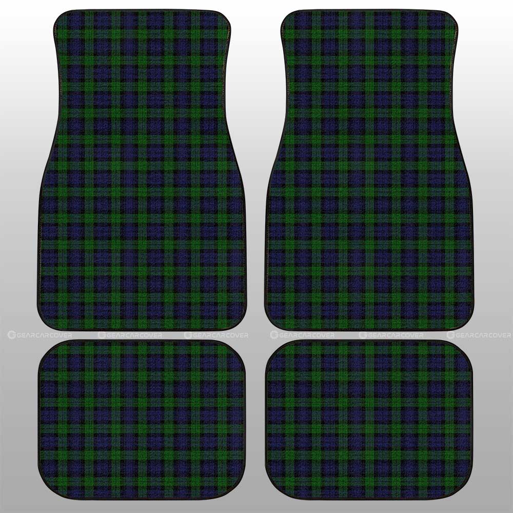 Black Watch Car Floor Mats Custom Tartan Car Accessories - Gearcarcover - 1