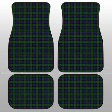 Black Watch Car Floor Mats Custom Tartan Car Accessories - Gearcarcover - 1