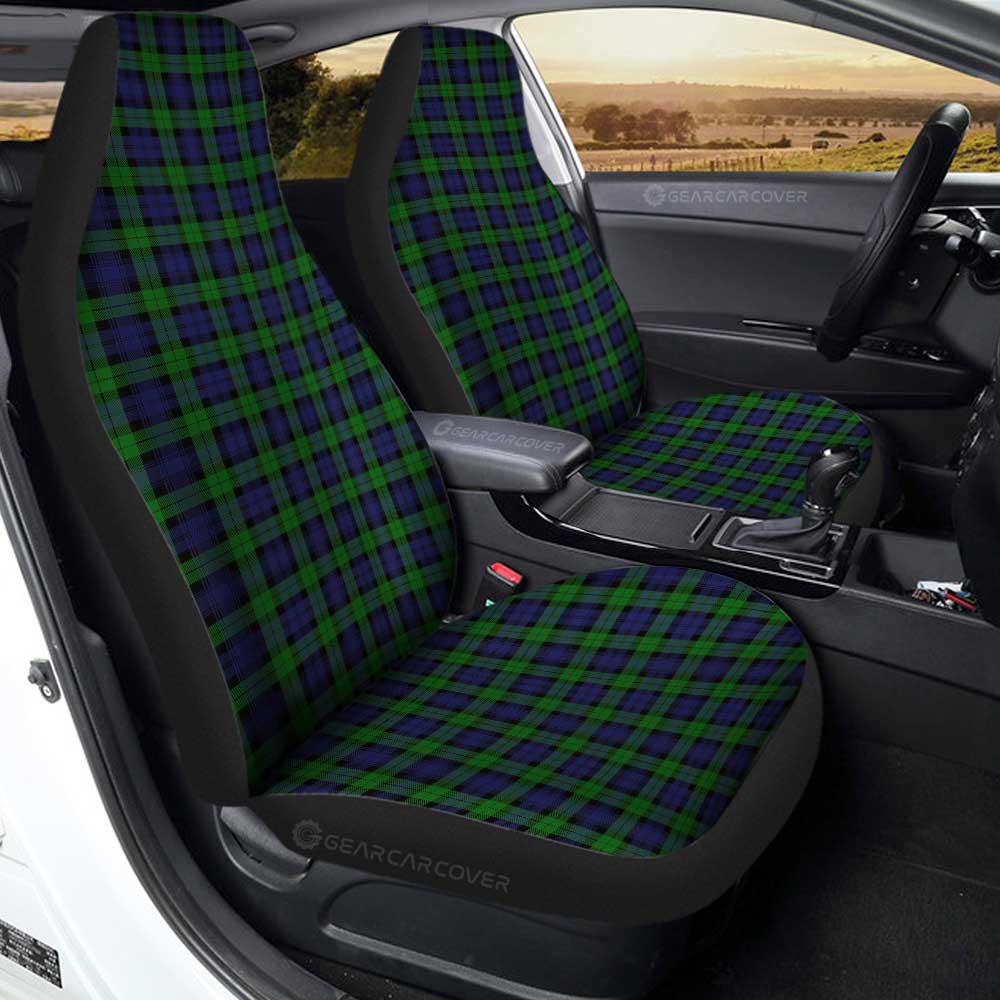 Black Watch Car Seat Covers Custom Tartan Car Accessories - Gearcarcover - 3