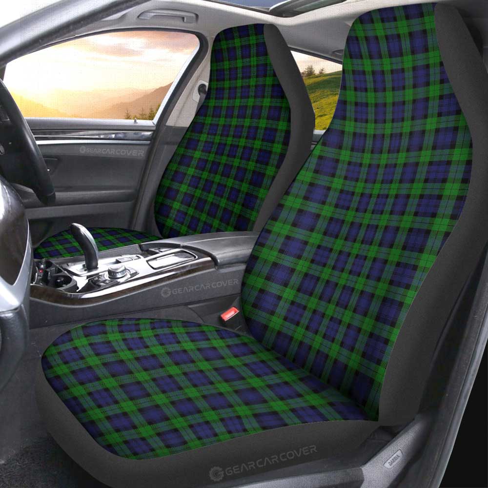 Black Watch Car Seat Covers Custom Tartan Car Accessories - Gearcarcover - 4