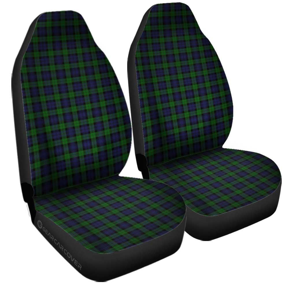 Black Watch Car Seat Covers Custom Tartan Car Accessories - Gearcarcover - 1