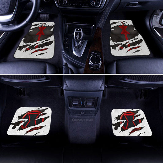 Black Widow Car Floor Mats Custom Car Accessories - Gearcarcover - 2