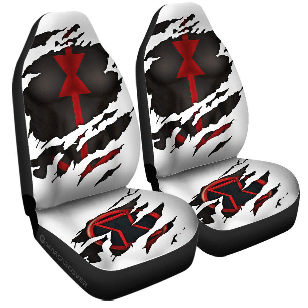 Black Widow Car Seat Covers Custom Car Accessories - Gearcarcover - 3
