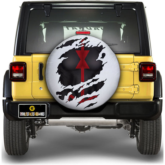 Black Widow Spare Tire Covers Custom Car Accessories - Gearcarcover - 1