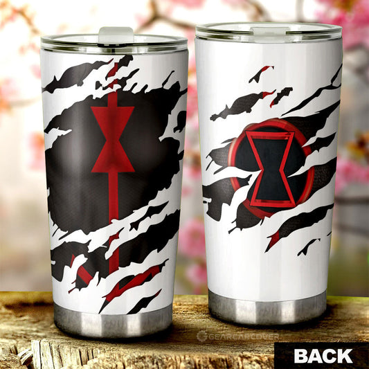 Black Widow Tumbler Cup Custom Car Accessories - Gearcarcover - 1