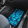 Blue Butterfly Car Floor Mats Custom Cool Car Accessories - Gearcarcover - 4