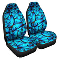 Blue Butterfly Car Seat Covers Custom Cool Car Accessories - Gearcarcover - 4