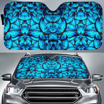 Blue Butterfly Car Sunshade Custom Car Accessories - Gearcarcover - 1