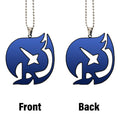 Blue Raven Tail Symbol Ornament Custom Fairy Tail Anime Car Interior Accessories - Gearcarcover - 4
