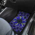 Blue Sunflower Car Floor Mats Custom Car Decoration - Gearcarcover - 4