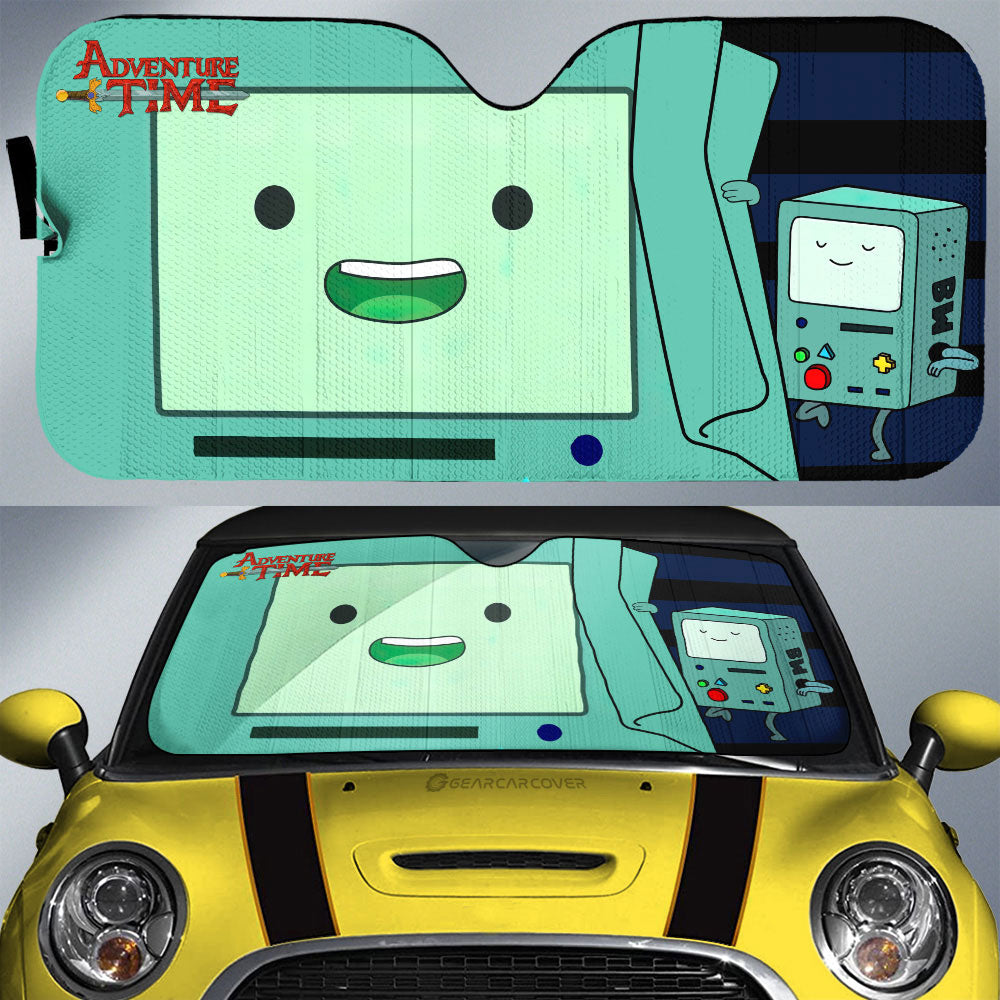 Bmo Car Sunshade Custom Adventure Time Car Accessories - Gearcarcover - 1