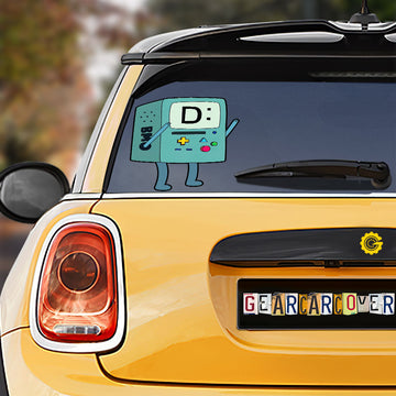 Bmo Funny Car Sticker Custom Adventure Time - Gearcarcover - 1