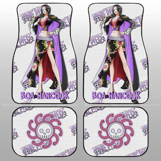 Boa Hancock Car Floor Mats Custom One Piece Anime - Gearcarcover - 1