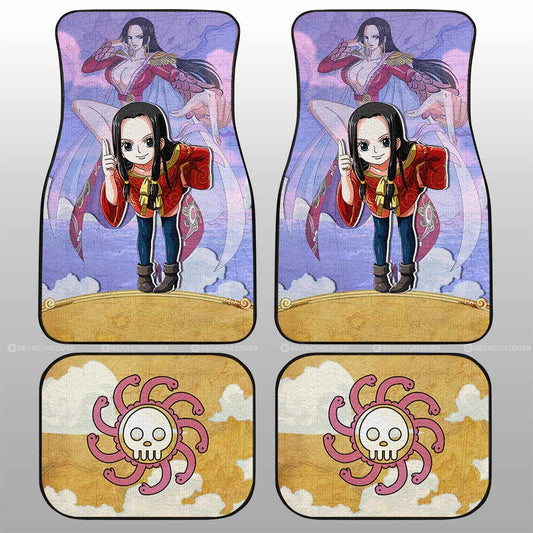 Boa Hancock Car Floor Mats Custom One Piece Map Car Accessories For Anime Fans - Gearcarcover - 2