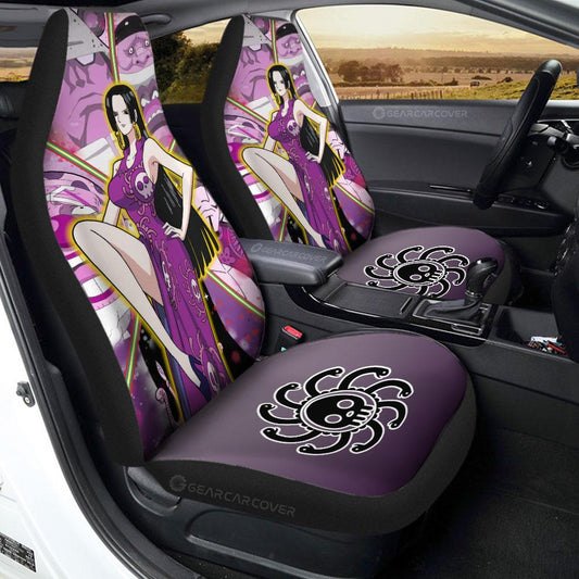 Boa Hancock Car Seat Covers Custom One Piece Anime Car Accessories For Anime Fans - Gearcarcover - 1