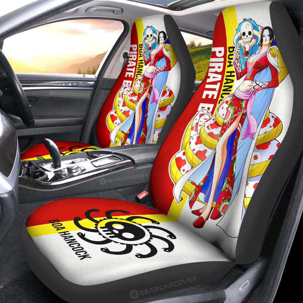 Boa Hancock Car Seat Covers Custom One Piece Car Accessories For Anime Fans - Gearcarcover - 2