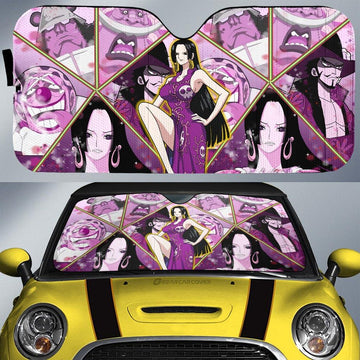 Boa Hancock Car Sunshade Custom One Piece Anime Car Accessories For Anime Fans - Gearcarcover - 1