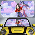 Boa Hancock Car Sunshade Custom One Piece Map Car Accessories For Anime Fans - Gearcarcover - 1