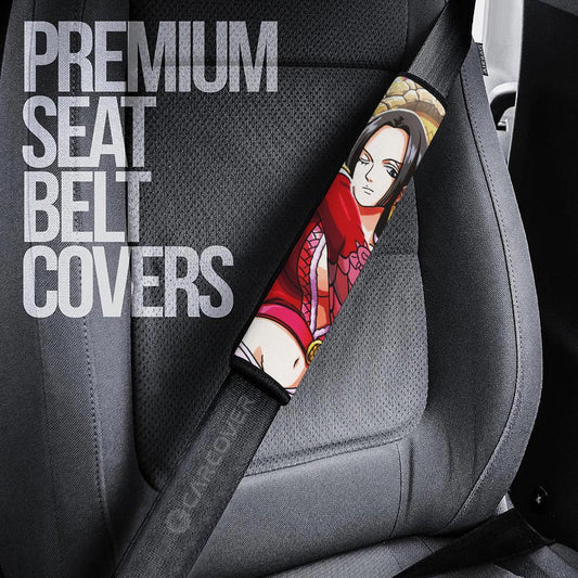 Boa Hancock Seat Belt Covers Custom One Piece Anime Car Accessoriess - Gearcarcover - 2